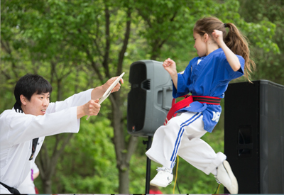 Family martial arts classes